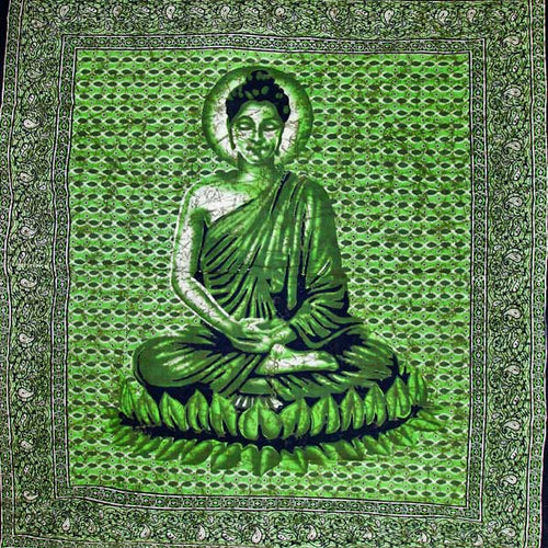 Green-Buddha-In-Dharma-Chakra-Mudra-On-A-Lotus-Flower-Tapestry_Double-Size_500x500.jpg
